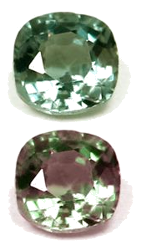 0.22 carat GREEN Cushion Alexandrite (1)