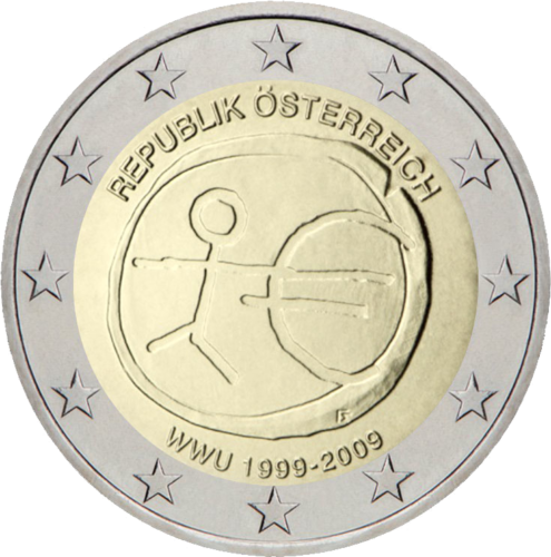 2009. gada Austrijas EMS 2 eiro monēta (1)