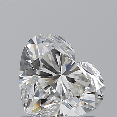 1.01 carat G-VVS2 Natūralus Heart Deimantas (1)