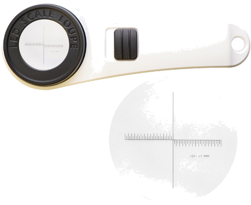 Perforated Magnifying Glass with LED Light 10X (2)