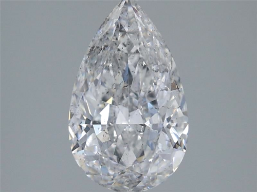 1.77 carat D-SI2 Natūralus Pear Deimantas (1)