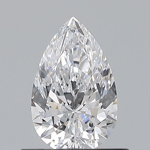 0.6 carat D-VS2 Natūralus Pear Deimantas (1)