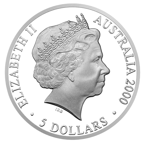 1 oz Sidnejas olimpiskās spēles – Emu 2000 Austrālija sudraba monēta (2)
