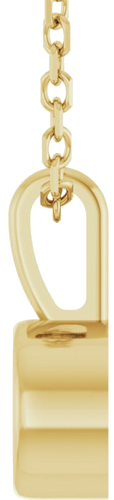 Pakabukas „Bezel-Set Solitaire“ 14k yellow gold Round 4.5mm (3)