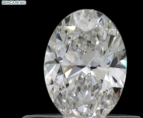 0.45 carat G-SI1 Natūralus Oval Deimantas (1)