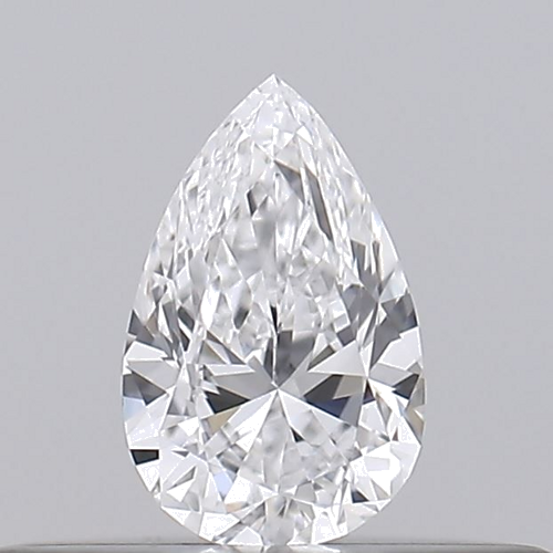 0.2 carat D-VVS1 Natūralus Pear Deimantas (1)