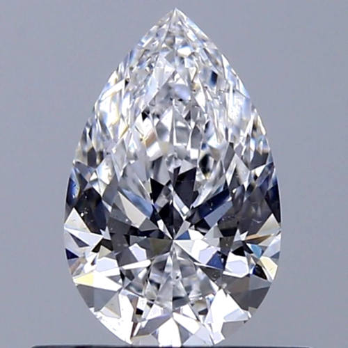 0.51 carat D-SI1 Natūralus Pear Deimantas (1)