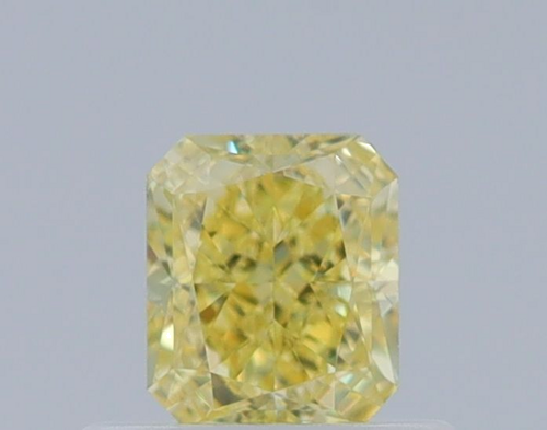 0.5 carat Fancy Yellow-VS1 Natūralus Radiant Deimantas (1)