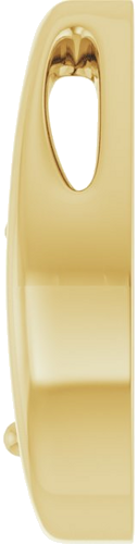 Pakabukas „Solitaire“ 14k yellow gold Pear 6mm x 4mm (3)