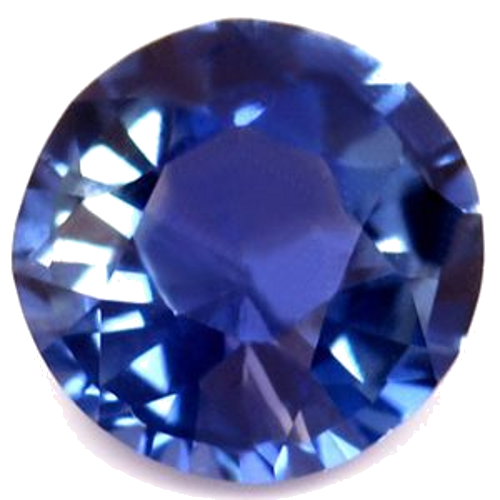 0.59 carat BLUE Round Safyras (1)
