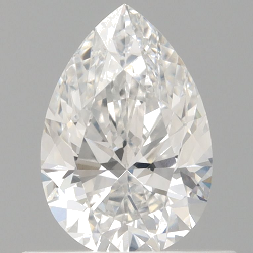0.59 carat E-VS1 Natūralus Pear Deimantas (1)