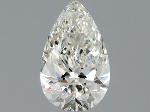 0.6 carat I-VVS2 Natūralus Pear Deimantas (1)