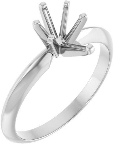 Sužadėtuvių Žiedas „Lightweight Solitaire“ 585 Baltojo Aukso Pear Shape 8.5mm x 5mm (1)