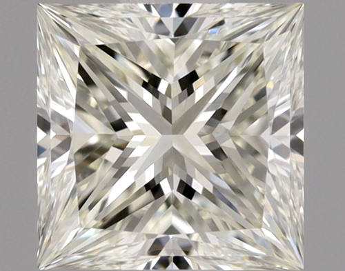 0.6 carat J-VVS1 Natūralus Princess Deimantas (1)