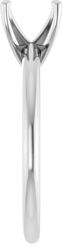 Sužadėtuvių Žiedas „Solitaire“ 585 Baltojo Aukso Oval 8mm x 6mm (4)