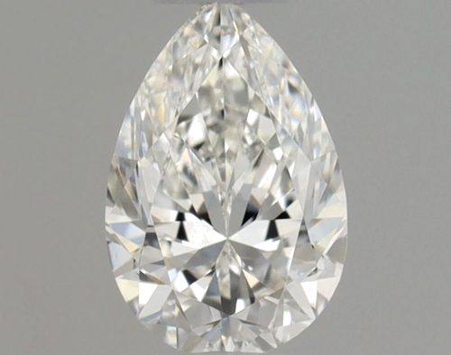 0.3 carat G-VVS2 Natūralus Pear Deimantas (1)