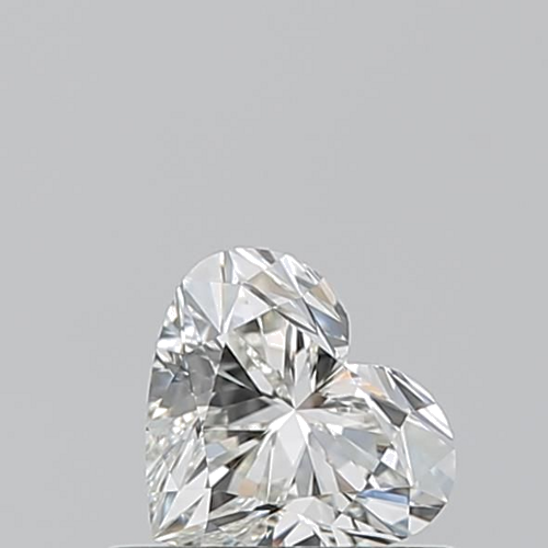 0.51 carat I-VVS1 Natūralus Heart Deimantas (1)