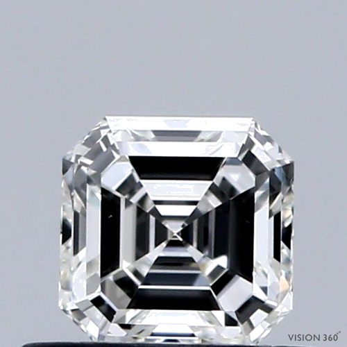 0.5 carat H-VVS1 Natūralus Asscher Deimantas (1)