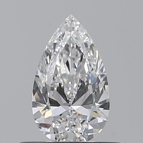 0.4 carat D-VVS2 Natūralus Pear Deimantas (1)