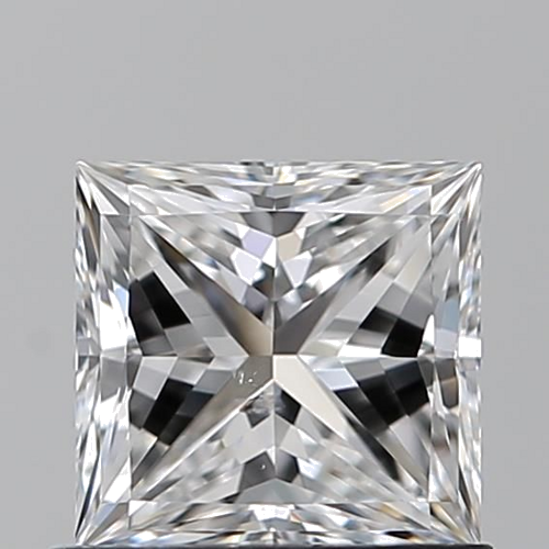 0.9 carat E-SI2 Natūralus Princess Deimantas (1)