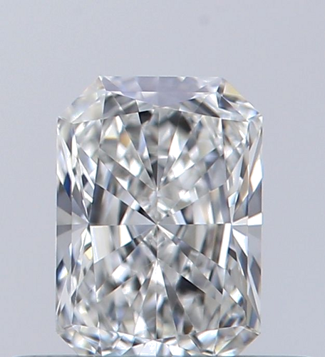 0.33 carat F-VVS2 Natūralus Radiant Deimantas (1)