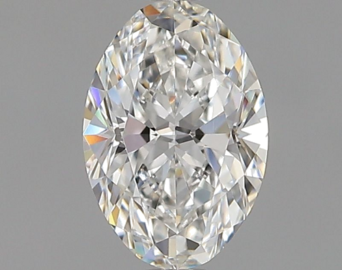 0.58 carat F-VVS2 Natūralus Oval Deimantas (1)