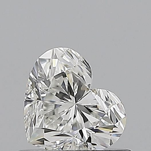 0.53 carat G-VVS1 Natūralus Heart Deimantas (1)