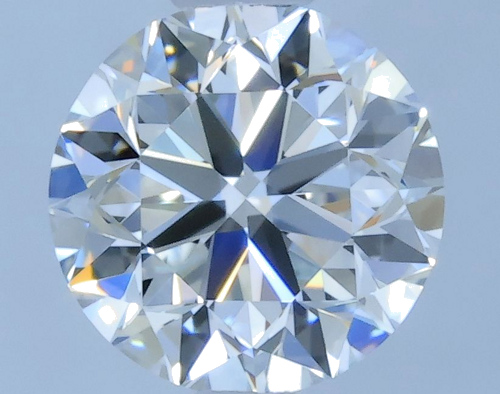 0.5 carat F-VVS1 Very Good cut Natūralus Round Deimantas (1)