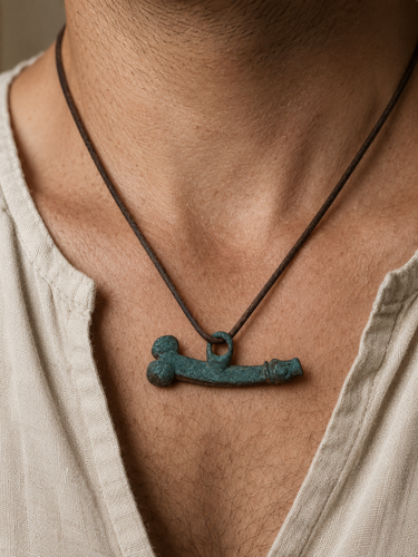 Ancient Roman bronze pendant, 38 mm (2)