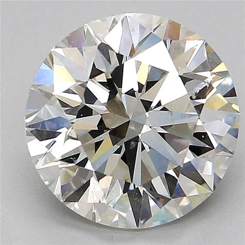 4.01 carat I-SI1 Excellent cut Natūralus Round Deimantas (1)
