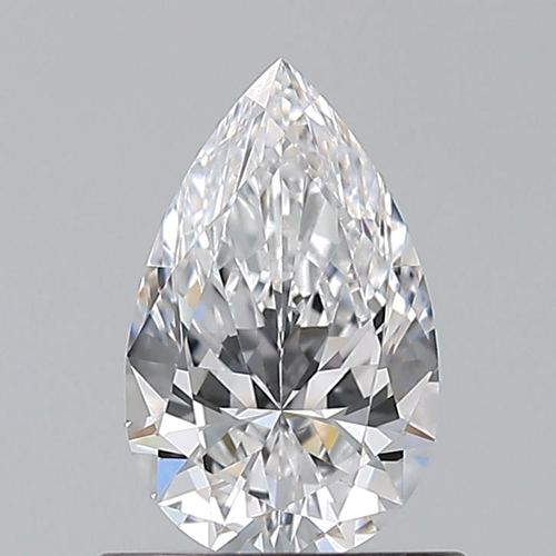 0.74 carat D-VVS2 Natūralus Pear Deimantas (1)
