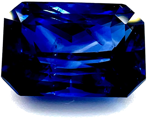 4.54 carat BLUE Octagonal Safyras (1)