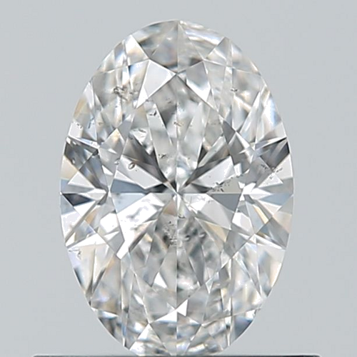 0.6 carat E-SI2 Natūralus Oval Deimantas (1)