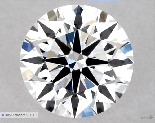 0.3 carat E-VS1 Excellent cut Natūralus Round Deimantas (1)