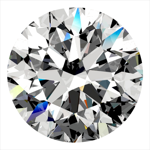 0.4 carat D-VVS2 Excellent cut Natūralus Round Deimantas (1)