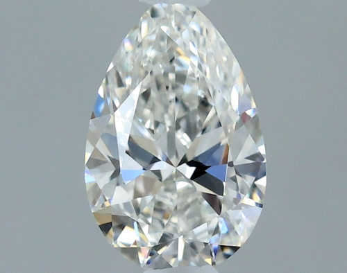 0.3 carat F-VVS2 Natūralus Pear Deimantas (1)