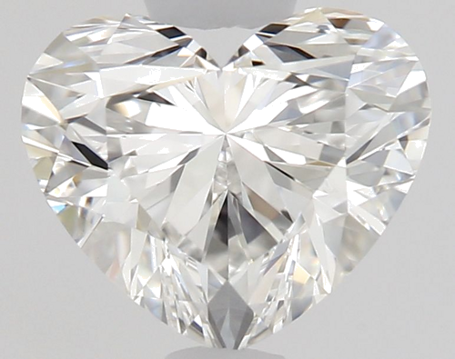 0.6 carat F-IF Natūralus Heart Deimantas (1)