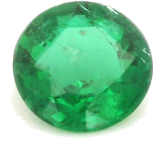 0.23 carat GREEN Round Smaragdas (1)