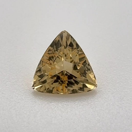 0.695 carat YELLOW Trilliant Topaz (1)