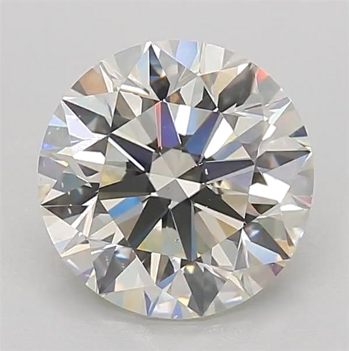 3.01 carat K-SI1 Excellent cut Natūralus Round Deimantas (1)