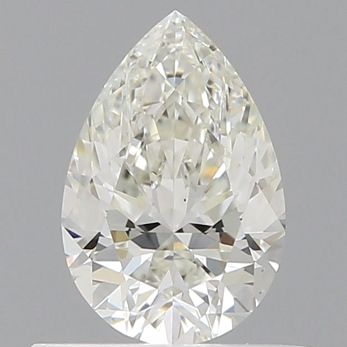 0.5 carat J-VS2 Natūralus Pear Deimantas (1)
