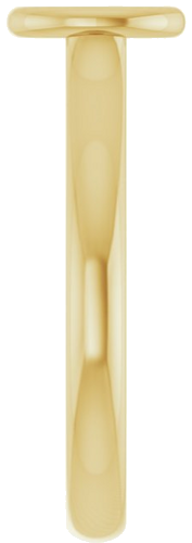 14K Yellow  6x4 mm Oval Solitaire Engagement Ring Mounting (4)