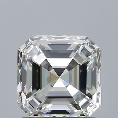 0.3 carat F-IF Natūralus Asscher Deimantas (1)