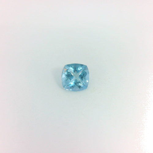 0.5 carat BLUE Cushion Aquamarine (1)