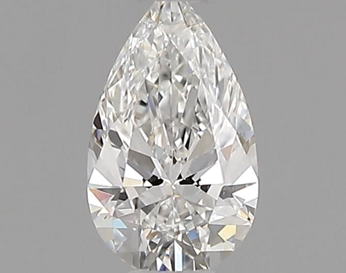 0.3 carat E-VS1 Natūralus Pear Deimantas (1)