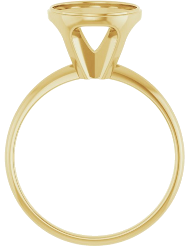 Sužadėtuvių Žiedas „Solitaire“ 585 Geltonojo Aukso Round 9mm (2)
