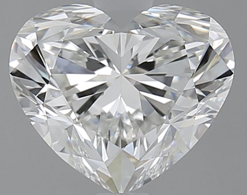1.7 carat G-VVS2 Natūralus Heart Deimantas (1)