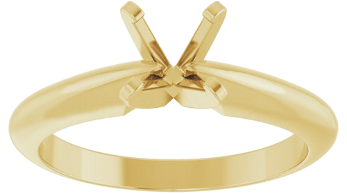 Sužadėtuvių Žiedas „Solitaire“ 14k yellow gold Round 5.5mm (3)