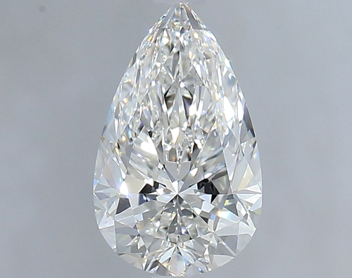 1.24 carat F-VVS2 Natūralus Pear Deimantas (1)