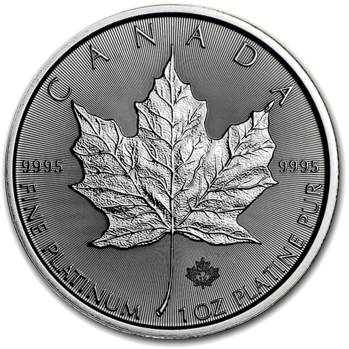 1 oz Кленовый лист Канада платиновая монета (1)